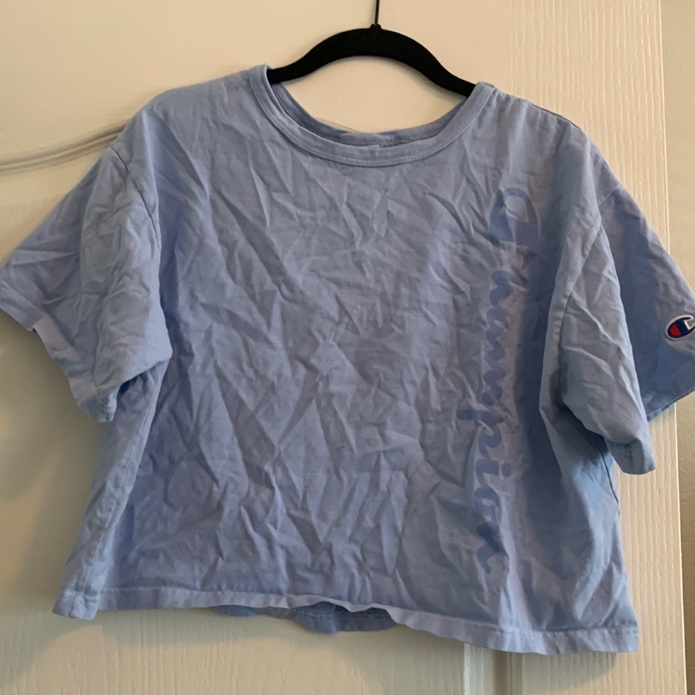 Champion Blue/Purple Crop Tee